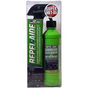 REPEL-AIDE 08715 Repel Aide Dashboard Cleaner with UV Protectant and Fresh Scent Lemon 6PK | AJ8FLV