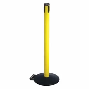 RETRACTA-BELT 305YA-RCV Belt Barrier Receiver Post, Aluminum, Powder Coated, 2 1/2 Inch Post Dia, Sloped | CT8YLK 48VR51