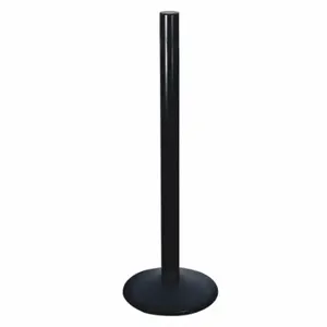 RETRACTA-BELT 331BA-RCV Belt Barrier Receiver Post, Aluminum, Powder Coated, 2 1/2 Inch Post Dia, Sloped | CT8YLG 48VJ19