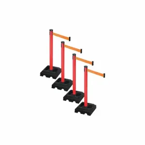 RETRACTA-BELT PSBA302PRD-OR Barrier Systems, Orange, Red, Black | CT8YEP 52YC84