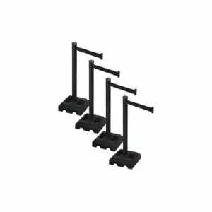 RETRACTA-BELT PSBA302PSB-BK Barrier Systems, Black, Black, Black | CT8YKB 52YC71