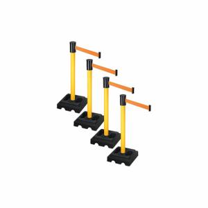 RETRACTA-BELT PSBA322PYW-OR Barrier Systems, Orange, Yellow, Black | CT8YEV 52YE29