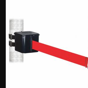 RETRACTA-BELT WH412SB15-RD-V Retractable Belt Barrier, Red, Black, 15 ft Belt Length | CT8ZBX 48VY43