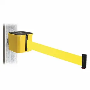 RETRACTA-BELT WH412YW20-YW-MM Retractable Belt Barrier, Yellow, Yellow, 20 ft Belt Length | CT8ZJB 48VY59