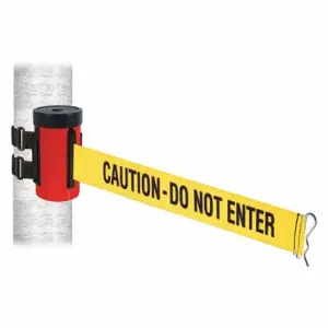 RETRACTA-BELT WH700RD-CAU-V Retractable Belt Barrier, Yellow With Black Text | CT8ZDU 48VZ45