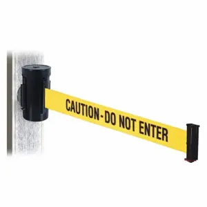 RETRACTA-BELT WH700SB-CAU-MM Retractable Belt Barrier, Yellow With Black Text | CT8ZDR 48VZ30