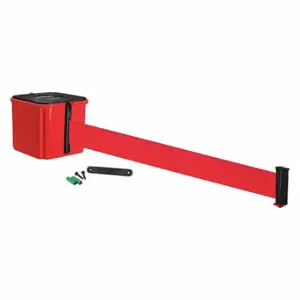 RETRACTA-BELT WM412RD30-RD-RE Retractable Belt Barrier, Red, Red, 30 ft Belt Length | CT8ZCY 52CZ39