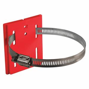 RETRACTA-BELT WP412HC-RD Wall Mount Plate, Red, Red, 3 3/4 Inch Height, 5 Inch Length, 1 Inch Width | CT8ZLR 52CZ45