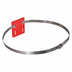 RETRACTA-BELT WP412HC2-RD Wall Mount Plate, Red, Red, 3 3/4 Inch Height, 12 Inch Length, 1 Inch Width | CT8ZLN 52CZ44
