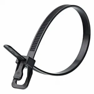 RETYZ EVT-S10BK-HA Releasable Cable Tie, 10 Inch Length, Black, Max. 71 mm Bundle Dia | CT8ZMM 800EA3