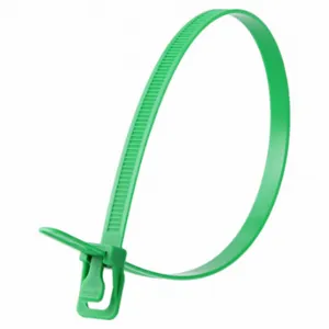 RETYZ WKT-S14GN-HA Releasable Cable Tie, 14 Inch Length, Green, Max. 100 mm Bundle Dia | CT8ZXK 800EP3