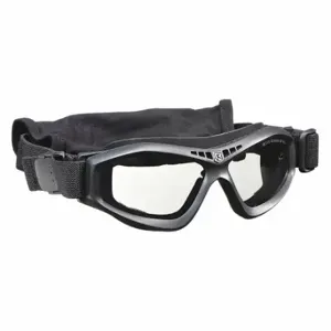 REVISION MILITARY 4-0045-0201 Safety Goggles, Indirect, Black, Traditional Goggles Frame, Clear/Gray | CT8ZZY 38RM07