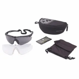 REVISION MILITARY 4-0152-9001 Safety Kit, Wraparound Frame, Assorted, Black, Black, Unisex | CT9AAF 38RL55