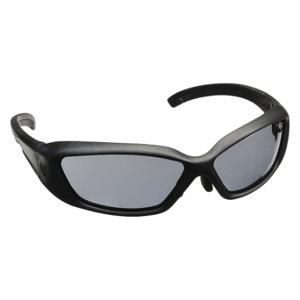 REVISION MILITARY 4-0491-0002 Safety Glasses, Wraparound Frame, Gray, Black, Black, M Eyewear Size | CT8ZZL 38RL87