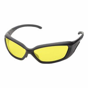 REVISION MILITARY 4-0491-0004 Safety Glasses, Wraparound Frame, Black, Black, M Eyewear Size, Unisex | CT8ZZC 38RL89
