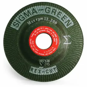 REX CUT 730000 Grinding Wheel, 4-1/2 x 7/8 Inch, 36 Grit | CT9AAG 65HM77