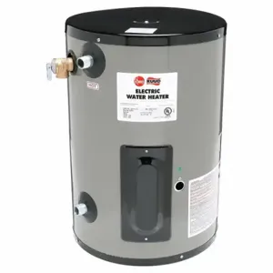 RHEEM EGSP10 Electric Water Heater, 240V, 10 Gal, 3000 W, Single Phase, 22.87 Inch Ht, 30 Gph, 40 Deg F | CT9AMD 31CD90