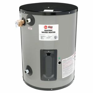 RHEEM EGSP15 Electric Water Heater, 120V, 15 Gal, 2000 W, Single Phase, 24.25 Inch Ht, 20 Gph, 40 Deg F | CT9ANC 31CD92