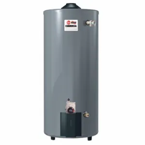 RHEEM G100-80 Commercial Gas Water Heater, Natural Gas, 100 Gallon, 80000 BTU, 69.63 Inch Height | CT9APK 15A518