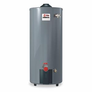 RHEEM G100-80N Commercial Gas Water Heater, Natural Gas, Low NOx, 100 Gallon, 76000 BTU | CT9AQK 2LAD2