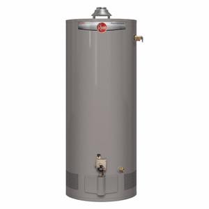 RHEEM PROG40S-34N RH62 Residential Gas Water Heater, Natural Gas, Low Nox, 40 Gal, 34000 Btu, 52.38 Inch Height | CT9ATX 38UN57