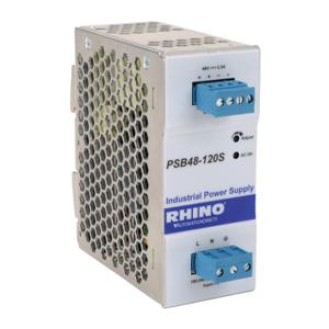 RHINO PSB48-120S Switching Power Supply, 48 VDC At 2.5A/120W, 120/240 VAC Or 120-375 VDC Nominal Input | CV7VNL