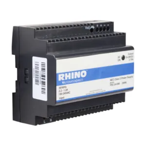 RHINO PSC-24-090 Switching Power Supply, 24 VDC At 3.75A/90W, 120/240 VAC Nominal Input, 1-Phase, Enclosed | CV7VNX