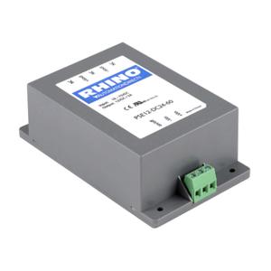 RHINO PSE12-DC24-60 DC To DC Converter, 18-75 VDC Input, 12 VDC Output, 5A, 60W, Plastic Housing | CV7GCH