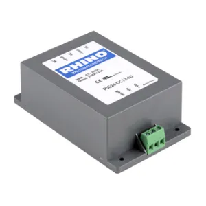 RHINO PSE24-DC12-60 DC To DC Converter, 9.5-36 VDC Input, 24 VDC Output, 2.5A, 60W, Plastic Housing | CV7GCK