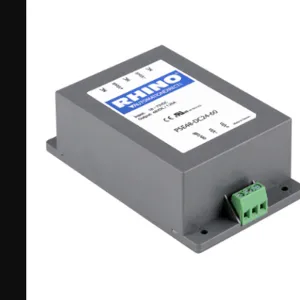 RHINO PSE48-DC24-60 DC To DC Converter, 18-75 VDC Input, 48 VDC Output, 1.25A, 60W, Plastic Housing | CV7GCP