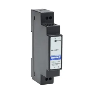 RHINO PSL-12-010 Switching Power Supply, 12 VDC At 0.83A/9.96W, 120/240 VAC Or 125-375 VDC Nominal Input | CV7VQH