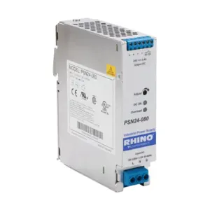 RHINO PSN24-080 Switching Power Supply, 24 VDC At 3.4A/81.6W, 120/240 VAC Or 110-300VDC Nominal Input | CV7VQZ