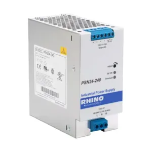 RHINO PSN24-240 Switching Power Supply, 24 VDC At 10A/240W, 120/240 VAC Or 110-300VDC Nominal Input | CV7VRB