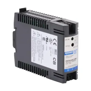 RHINO PSP24-024C Switching Power Supply, 24 VDC At 1A/24W, 120/240 VAC Or 85-375 VDC Nominal Input | CV7VRN