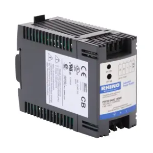 RHINO PSP24-060C Switching Power Supply, 24 VDC At 2.5A/60W, 120/240 VAC Or 85-375 VDC Nominal Input | CV7VRQ