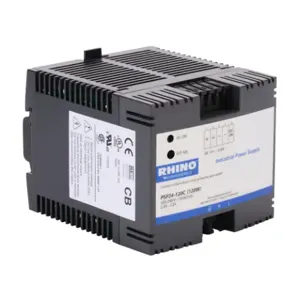 RHINO PSP24-120C Switching Power Supply, 24 VDC At 5A/120W, 120/240 VAC Or 85-375 VDC Nominal Input | CV7VRT