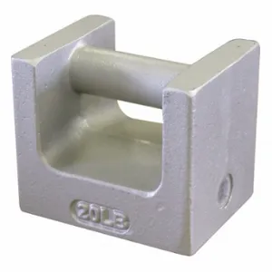 RICE LAKE 12870TR Calibration Weight, 20 lb Nominal Mass, 6, Accredited, Cast Iron | CT9AZP 55NA91