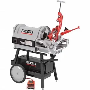 RIDGID 29858 Pipe Threading Machines, 1/4 To 2 Inch NPT Rod Dia., 36/12 RPM, 240V | CM9BKR