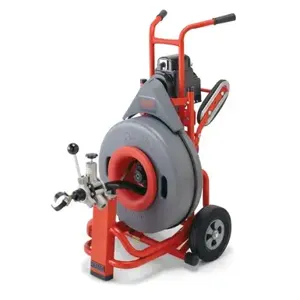 RIDGID 60062R Drain Cleaning Drum Machine With Inner Core Cable, 75 ft. Length, 115V | CM9BHN