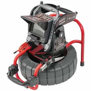 RIDGID 63823 Compact Camera System, 131 ft. Push Cable, 1.5 To 6 Inch Line Capacity | CM9BKL