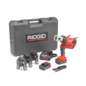 RIDGID 67058 Presswerkzeugsatz, mit 1/2 bis 1 Zoll Backen, 7200 lbs. Hydraulischer Ram-Ausgang | CM9BLH