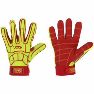 RINGERS GLOVES 168-13 Mechanics Gloves, 3XL, Riggers Glove, PVC with PVC Grip, Palm Side, TPR, 1 Pair | CT9BHP 567T90