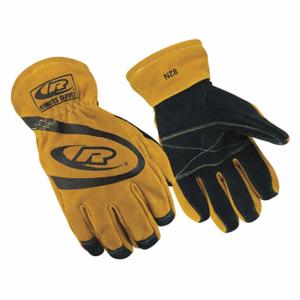 RINGERS GLOVES 630 Firefighters Gloves, Structural, Gauntlet, Size S, Cowhide Leather, Brown, 1 Pair | CT9BFZ 55GX77