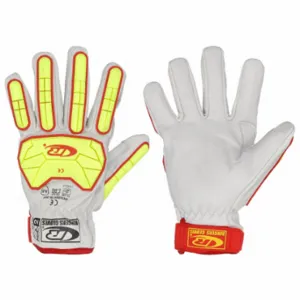 RINGERS GLOVES 665-08 Leather Gloves, Size S, Drivers Glove, Goatskin, Premium, ANSI Impact Level 1, 1 Pair | CT9BGU 492R09