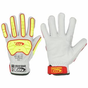 RINGERS GLOVES 665-09 Leather Gloves, Size M, Drivers Glove, Goatskin, Premium, ANSI Impact Level 1, 1 Pair | CT9BGR 278X68