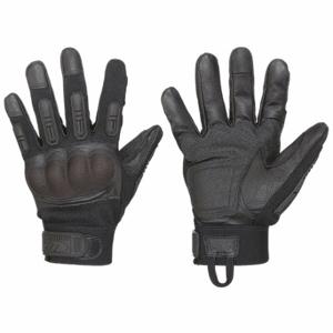 RINGERS GLOVES R-536 Tactical Glove, NomexR, Rubber, PVC, Unlined, Black, 2XL, 1 PR | CT9BKN 54XR44