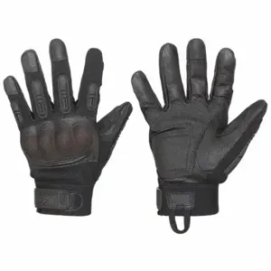 RINGERS GLOVES R-536 Tactical Glove, NomexR, Rubber, PVC, Unlined, Black, S, 1 PR | CT9BKP 54XR40