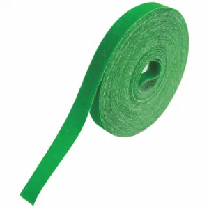 RIP TIE G-05-075-GN Hook-and-Loop Cable Tie Roll, 75 ft Length, 0.5 Inch Width, 18 lb Tensile Strength, Green | CT9BNH 45FJ82