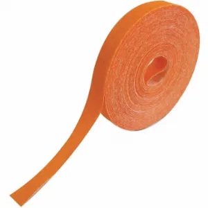 RIP TIE G-05-075-O Hook-and-Loop Cable Tie Roll, 75 ft Length, 0.5 Inch Width, 18 lb Tensile Strength, Orange | CT9BNJ 45FJ83