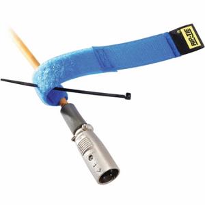 RIP TIE H-14-010-BU Hook-and-Loop Cable Tie, 14 Inch Length, 3.75 Inch, 1 Inch Width, Nylon, Blue, 10 PK | CT9BRA 45FH40